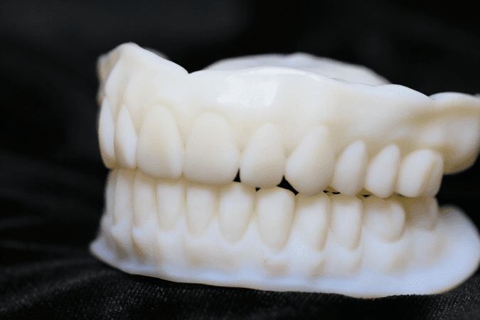 3D Printed Denture Tryin
