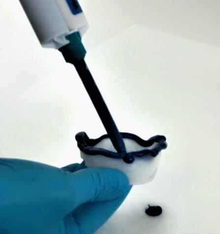 Ad heavy body to perriferal of the bite plate