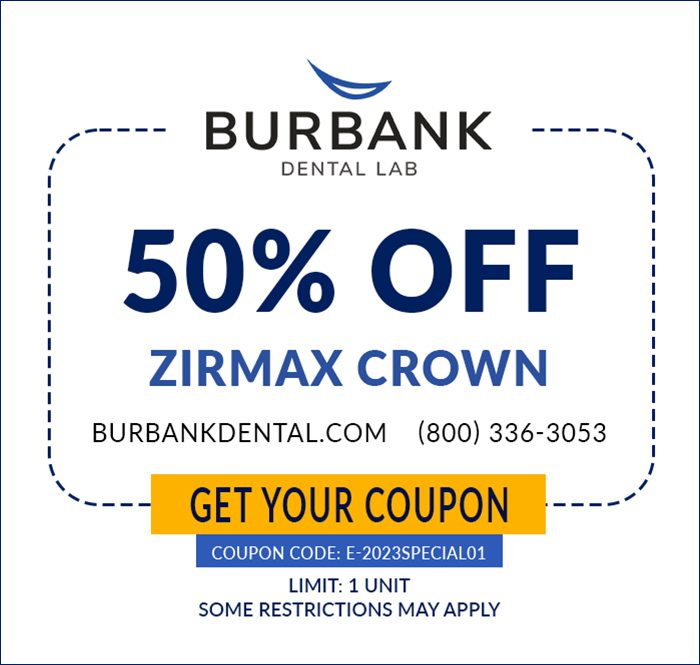 Coupon for 50% off ZIRMAX Crowns