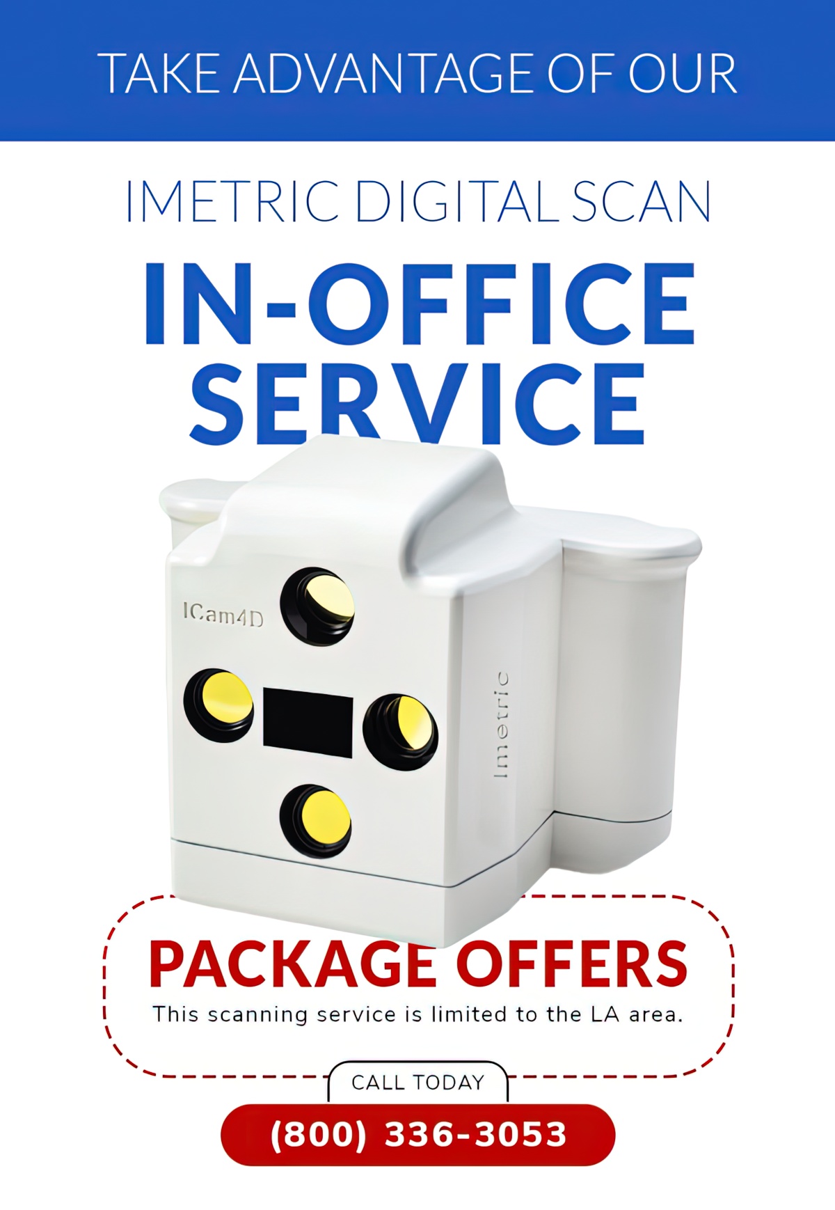 IMETRIC Digital Scan In-Office Service - LOS ANGELES AREA ONLY