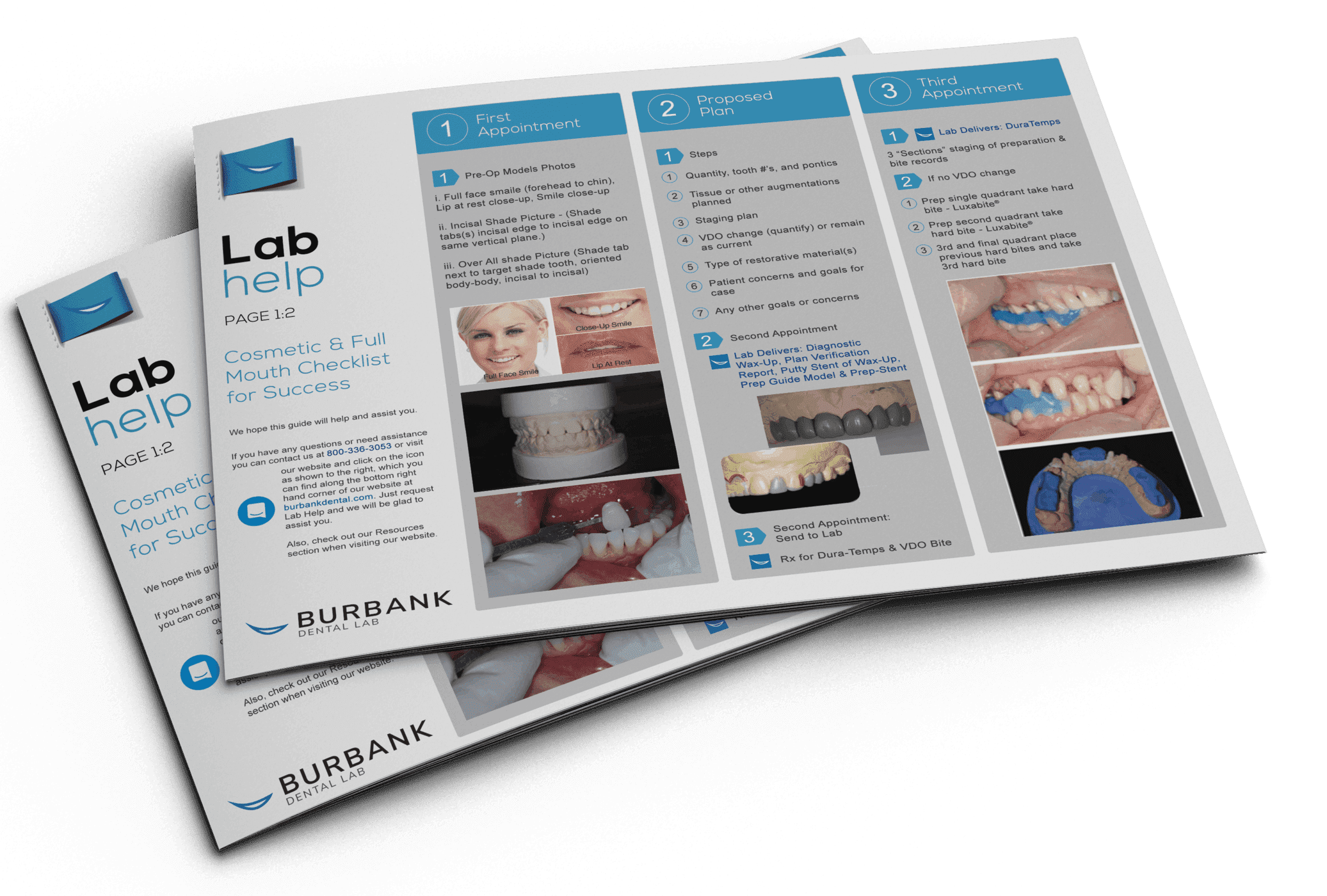 Cosmetic & Full Mouth Checklist for Success by Burbank Dental Lab