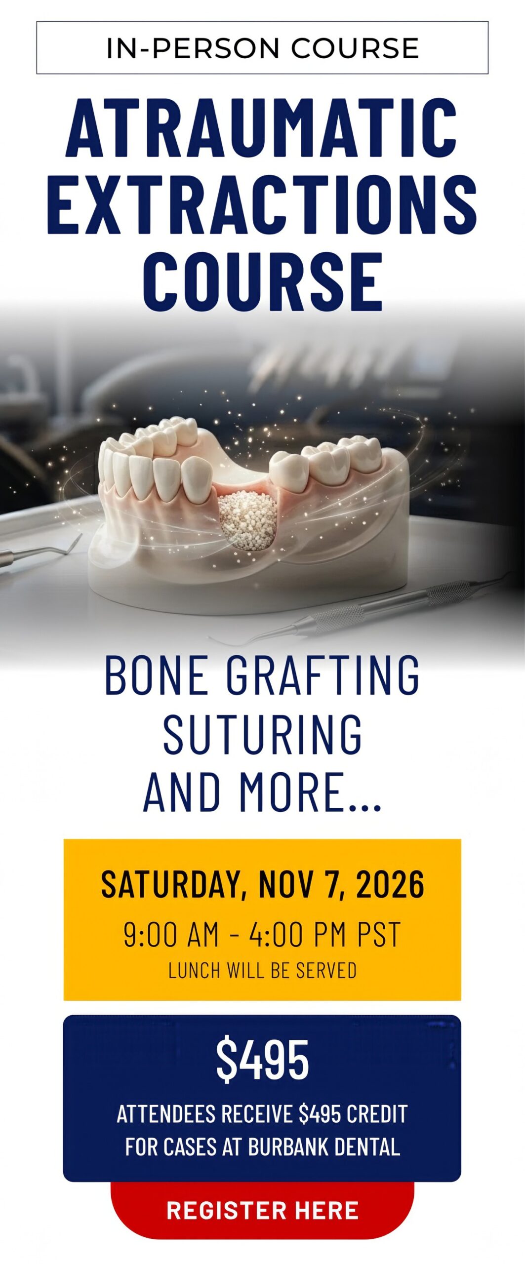 Atraumatic Extractions Course - Dr. Kevin Frawley  -  November 7, 2026